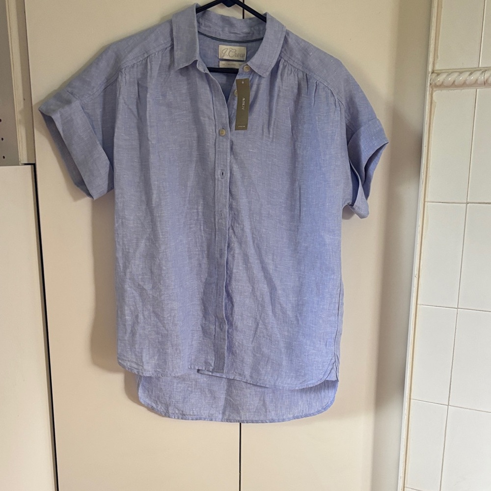J. Crew Casual Light Blue Button Down Shirt